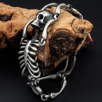 Armband "Der Tote Wikinger" aus Edelstahl (mattiert)