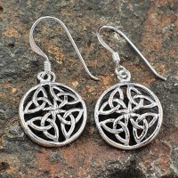 Keltische Knoten Schmuck Ohrhänger "SIRONA" aus 925er Sterling Silber