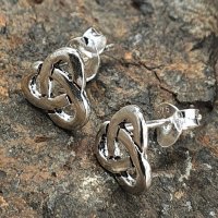 Triquetra Ohrstecker &quot;RONA&quot; aus 925er Sterling Silber