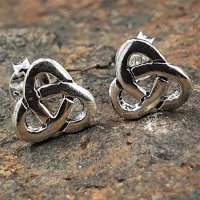 Triquetra Ohrstecker &quot;RONA&quot; aus 925er Sterling Silber
