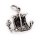 Drachenschiff Schmuck Anhänger "MORA" aus 925er Sterling Silber