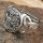 Keltisches Kreuz 925 Sterling Silber Ring Siegelring mit Triquetra