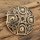 Rundfibel "JUNA"mit keltischer Knoten - aus Bronze