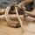 Wolf Ringfibel schwer massiv "ULFUR" aus Bronze