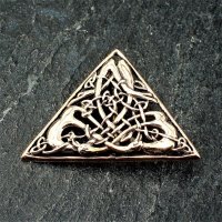Keltische Schwan Brosche aus Bronze