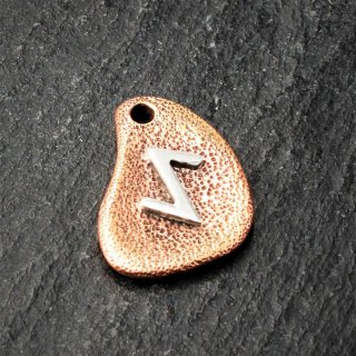 Bronzeanhänger - Rune aus 925er Sterling Silber - Eiwaz