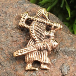 Wikinger Krieger "EGIL" Schmuck Anhänger aus Bronze