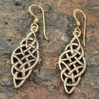 Keltische Knoten Ohrhänger "VAENA" aus Bronze