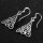 Keltischer Knoten Ohrhänger "ATORKA" aus 925er Sterling Silber