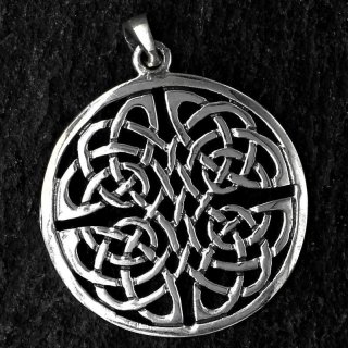 Keltischer Knoten Anhänger "HOLMGER" aus 925 Sterling Silber