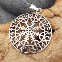 &quot;Helm of Awe&quot; Schmuck Anh&auml;nger &quot;UHTRED&quot; aus 925er Sterling Silber