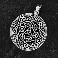 Keltischer Knoten Anhänger "EDDA" aus 925 Sterling Silber