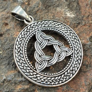 Keltischer Knoten Anhänger "Cecilia" aus 925 Sterling Silber