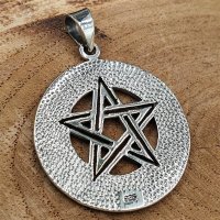 Pentagramm Anhänger "MORGAN" aus 925er Sterling Silber