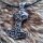 Mjölnir Schmuck Anhänger verziert mit einem Pentagramm aus Edelstahl