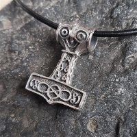 Thors Hammer Anh&auml;nger &quot;ANGERBODE&quot; aus 925 Sterling Silber