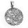 Pentagramm Schmuck Anhänger "Draconia" aus 925 Sterling Silber