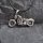 Motorrad Schmuck Anhänger "FREIHEIT" aus 925er Sterling Silber