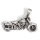 Motorrad Schmuck Anhänger "FREIHEIT" aus 925er Sterling Silber