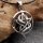 Schmuckanhänger Pentagramm mit Schlange aus 925 Sterling Silber