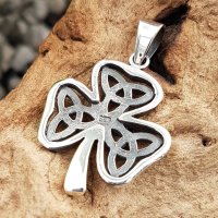 Keltisches Kleeblatt Schmuckanhänger aus 925 Sterling Silber