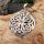 Trinity Knoten im Keltischen Kreuz Amulett aus 925 Sterling Silber
