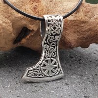 Kolovrat Mammenaxt Anhänger "Dažbog" aus 925 Sterling Silber