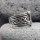 Wikinger Ring mit Thorshammer "ERLING" aus 925 Sterling Silber 56 (17,8) / 7,6 US