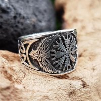 Helm of Awe Ring &quot;KETILL&quot; aus 925 Sterling Silber