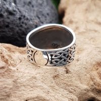 Helm of Awe Ring &quot;KETILL&quot; aus 925 Sterling Silber 58 (18,5) / 8,4 US