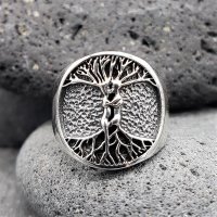 Weltenbaum Ring "PAAR" aus 925 Sterling Silber