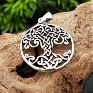 Yggdrasil Schmuck Anhänger "MILDBURG" aus 925 Sterling Silber