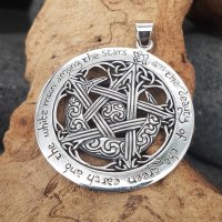 "Charge of the Goddess" Moon Pendant made of...