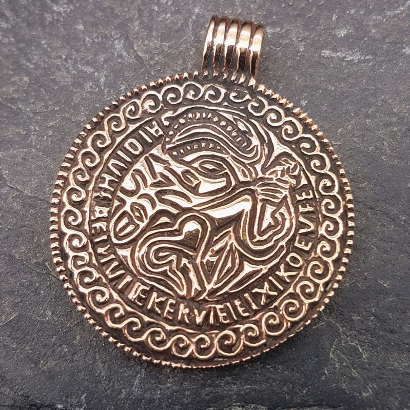 Wikinger Odin Sleipnir  Amulett inklusive Kette 