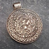 Odin auf seinem Pferd Sleipnir Amulett aus Bronze