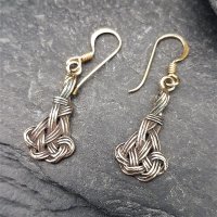 Keltische Knoten Ohrhänger "Støv" aus Bronze