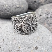 Helm of Awe Ring &quot;AEGIS&quot; aus 925 Sterling Silber