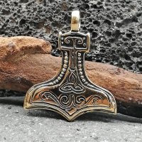 Thors Hammer "ALAMANNI" Schmuck Anhänger aus Bronze
