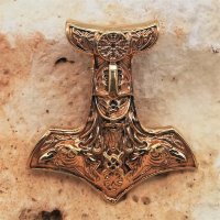 Bronze Schmuckanhänger - Thors Hammer "ARI"