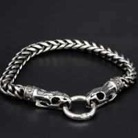 Viking bracelet &quot;J&ouml;rmungandr&quot; with clip...