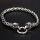 Viking bracelet "Grindel" with clip ring made of stainless steel