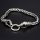 Viking bracelet "Muninn" with clip ring made of stainless steel