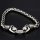 Wikinger Armkette "Tanngrisnir" mit Clipring aus Edelstahl