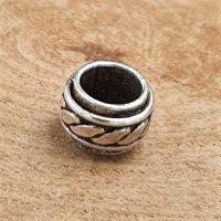 Celtic knot beard bead &quot;&Aacute;ED&Aacute;N&quot; made of 925 sterling silver