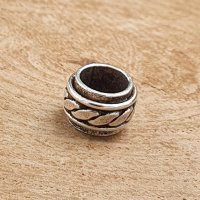 Celtic knot beard bead &quot;&Aacute;ED&Aacute;N&quot; made of 925 sterling silver