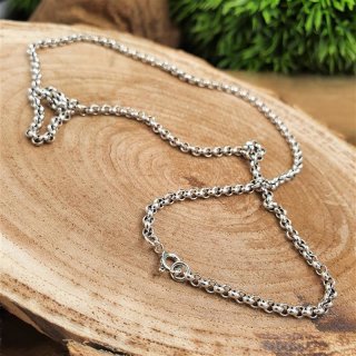 Viking necklace &quot;RAGNOR&quot; vintage chain - handmade from 925 sterling silver