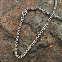 Viking necklace &quot;RAGNOR&quot; vintage chain - handmade from 925 sterling silver