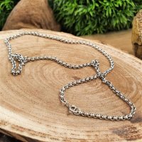 Viking necklace "RAGNOR" vintage chain - handmade from 925 sterling silver 51 cm