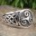Triskele Ring verziert mit keltische Knoten aus 925 Sterling Silber 75 (24,0) / 15,0 US