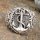 Anker Ring verziert mit Steuerrad aus 925 Sterling Silber 62 (19,7) / 9,9 US